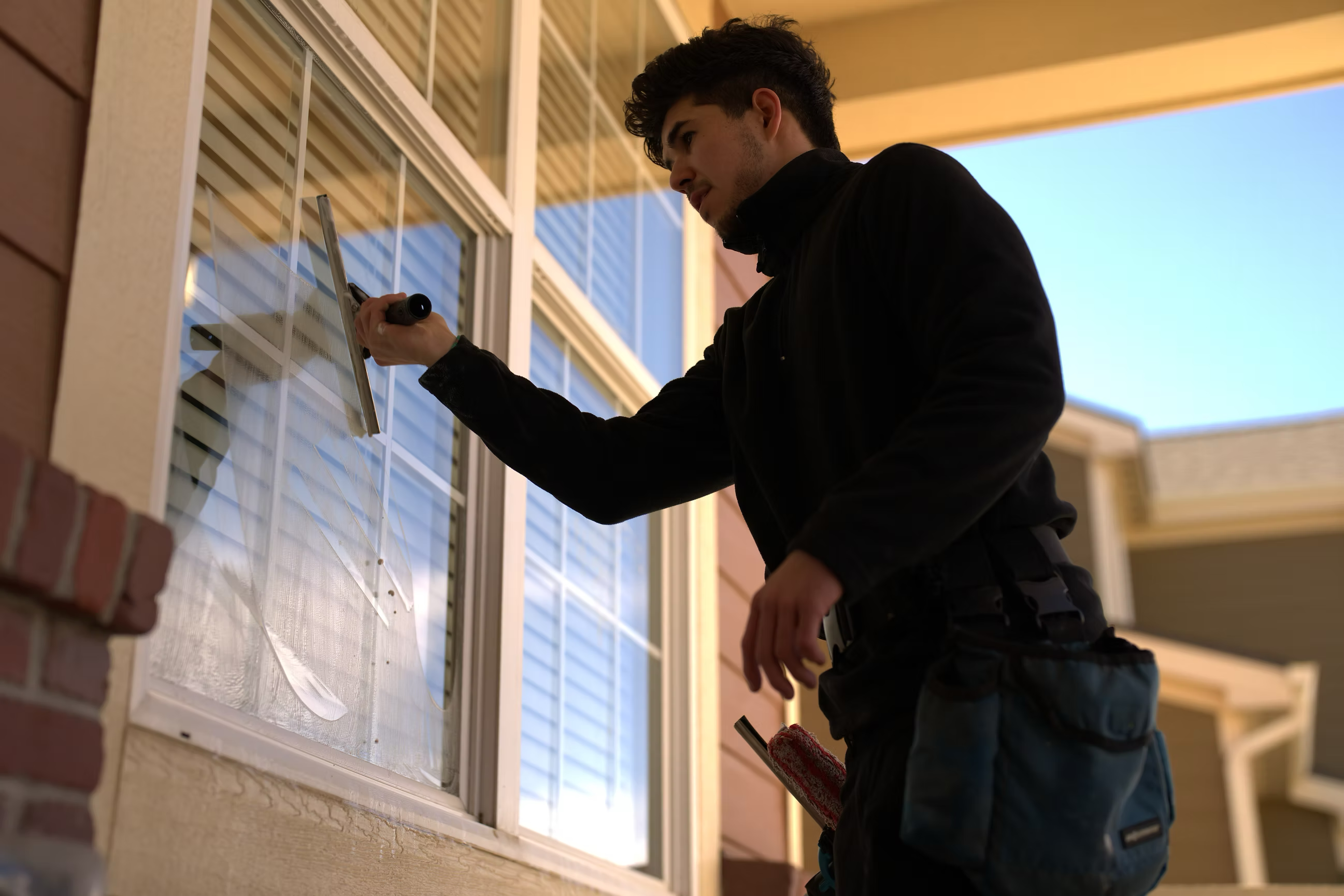 Residential window cleaning service in Aurora, CO
